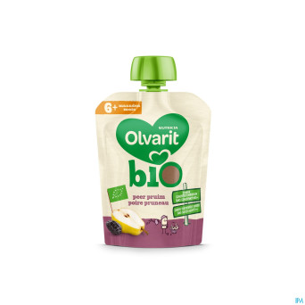 Olvarit bio poire pruneau    6m 90g