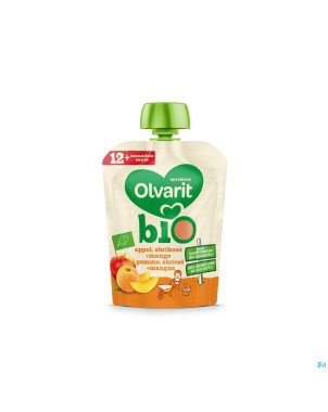 Olvarit bio pomme abricot mangue    12m 90g