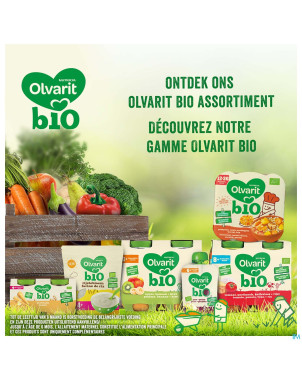 Olvarit bio car petits pois poulet pdt   6m 2x200g