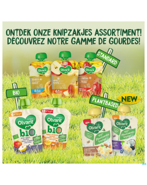 Olvarit bio pomme banane    multipack  6m 4x90g