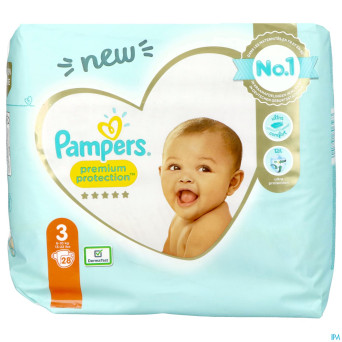 Pampers premium protection carry pack s3    28