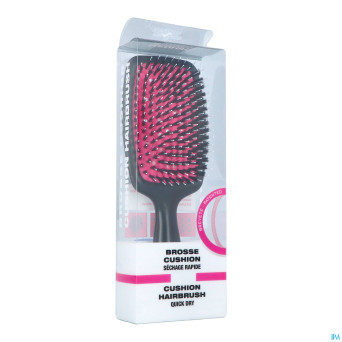 Brosse rectangulaire cushion rose s/boite asie