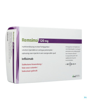 Remsima 120mg sol inj seringue prer. 6 + 6 alc pad