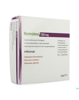 Remsima 120mg sol inj stylo prer. 6 + 6 alc pad