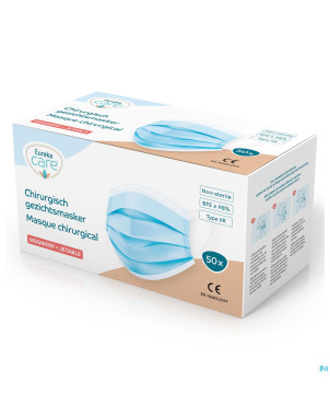 Eureka care masque chirurgical type iir    5x10