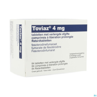 Toviaz  4mg abacus liber.prolongee comp  84