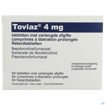 Toviaz  4mg abacus liber.prolongee comp  84