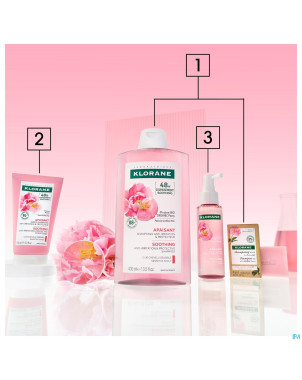 Klorane capil. ap/sh pivoine bio 150ml