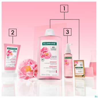 Klorane capil. ap/sh pivoine bio 150ml