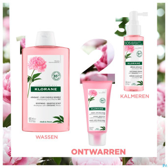 Klorane capil. ap/sh pivoine bio 150ml