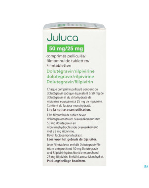 Juluca 50mg/25mg orifarm comp pell  30