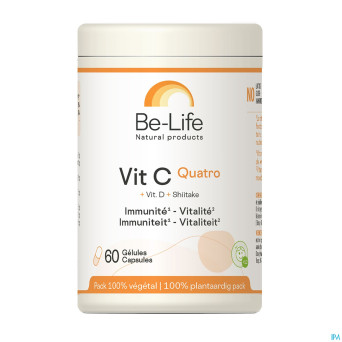 Vit c quatro  be life    v-caps 60