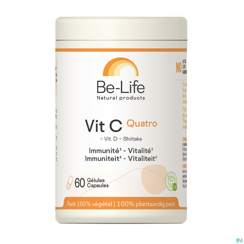 Vit c quatro  be life    v-caps 60