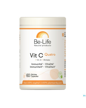 Vit c quatro  be life    v-caps 60
