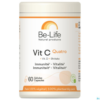 Vit c quatro  be life    v-caps 60