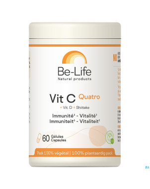 Vit c quatro  be life    v-caps 60