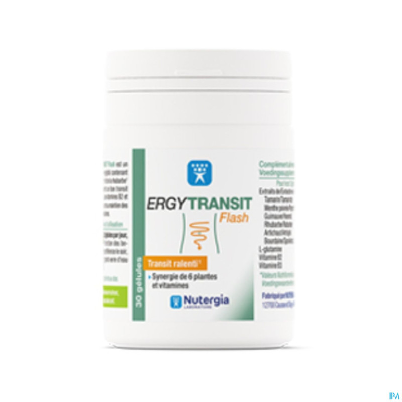 Ergytransit flash    caps 30