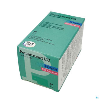 Pemetrexed sandoz 25mg/ml sol fl 1 1000mg/40ml