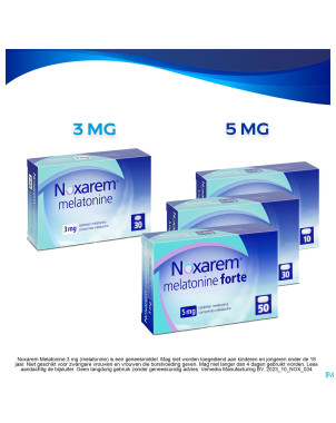 Noxarem melatonine  3mg comp  30