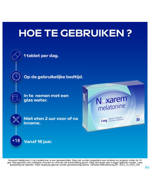 Noxarem melatonine  3mg comp  30