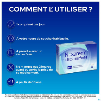 Noxarem melatonine forte  5mg comp  30