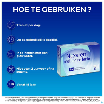 Noxarem melatonine forte  5mg comp  30