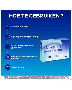 Noxarem melatonine forte  5mg comp  30
