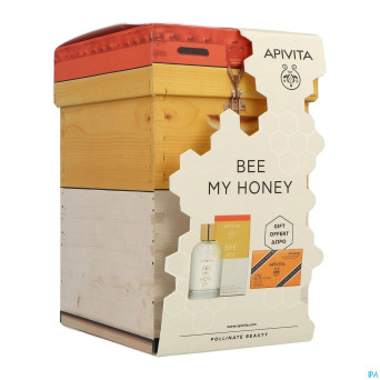 Apivita bee my honey 100ml+gift nat.soap honey125g