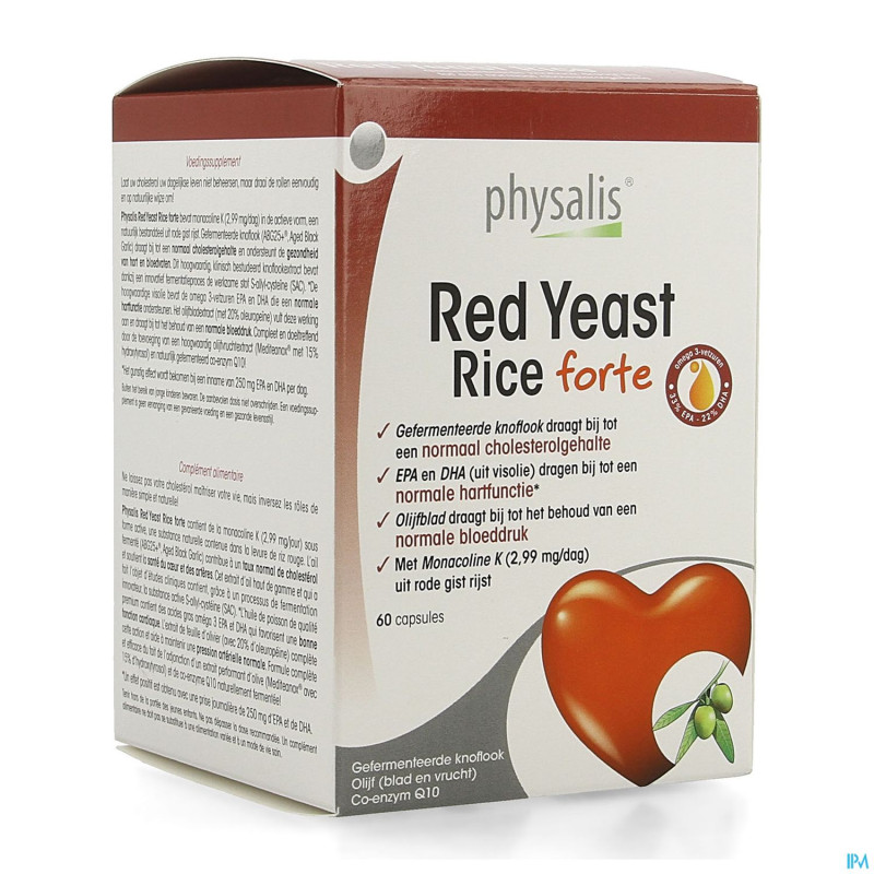 Physalis red yeast rice forte    caps 60