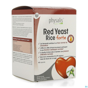 Physalis red yeast rice forte    caps 60