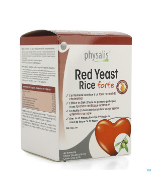 Physalis red yeast rice forte    caps 60