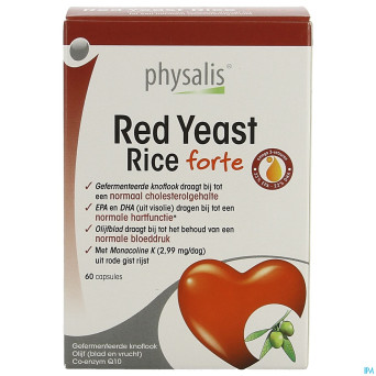 Physalis red yeast rice forte    caps 60