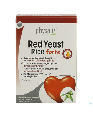 Physalis red yeast rice forte    caps 60