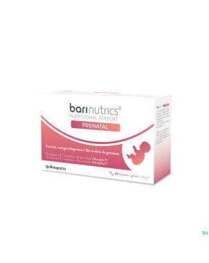Barinutrics prenatal caps 60 nf    metagenics