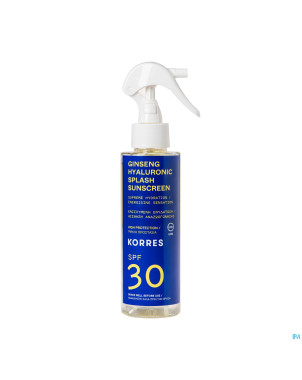 Korres ks ginseng hyal. sol ip30 vis.&corps 150ml