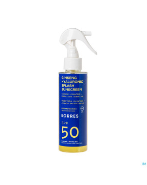 Korres ks ginseng hyal. sol ip50 vis.&corps 150ml