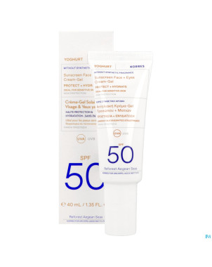 Korres ks yoghurt cr sol vis&yeux ip50 s/parf.40ml