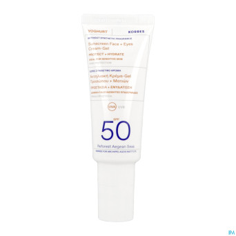 Korres ks yoghurt cr sol vis&yeux ip50 s/parf.40ml