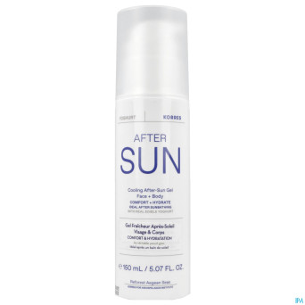 Korres ks apres soleil yogourt cooling gel   150ml