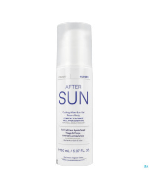Korres ks apres soleil yogourt cooling gel   150ml