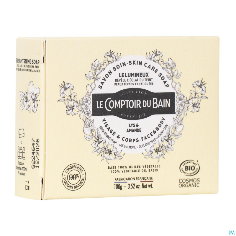 Le comptoir du bain savon solide lumineux    100g
