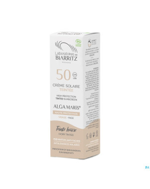 Algamaris creme sol visage teintee ip50 ivoire50ml