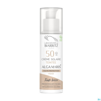 Algamaris creme sol visage teintee ip50 ivoire50ml