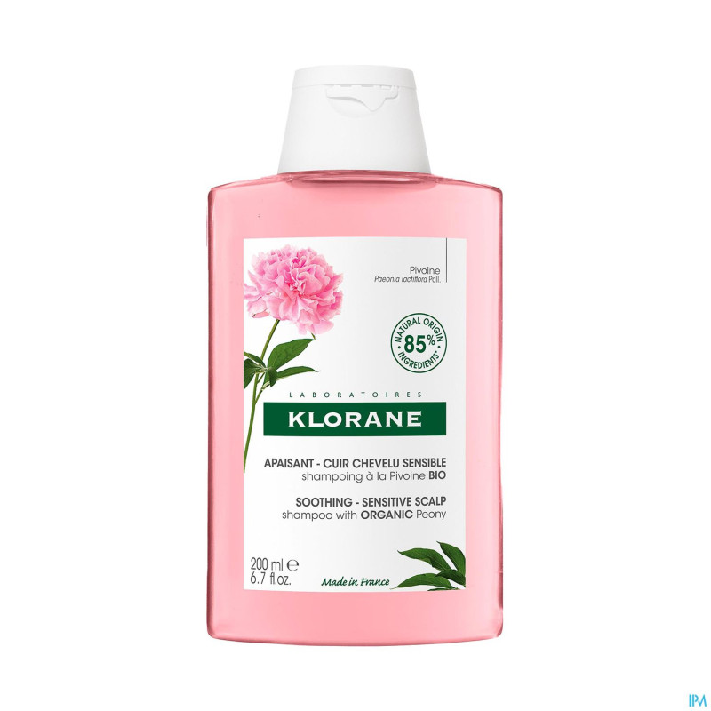 Klorane capil. sh pivoine bio 200ml