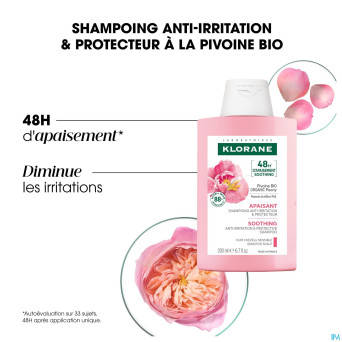Klorane capil. sh pivoine bio 200ml