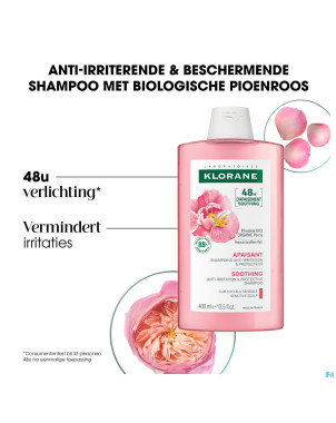 Klorane capil. sh pivoine bio 400ml