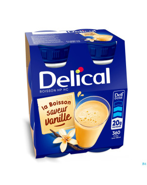 Delical hphc 360 vanille    4x200ml