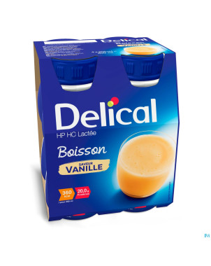 Delical hphc 360 vanille    4x200ml