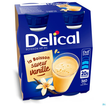 Delical hphc 360 vanille    4x200ml
