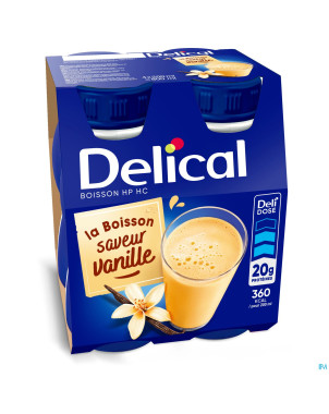 Delical hphc 360 vanille    4x200ml